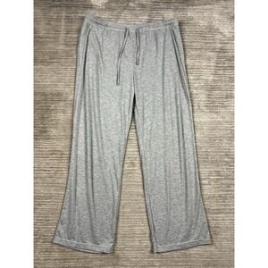 Yimanie Pajama Pants Adult 3XL Gray Pull On Elastic Waist Cotton Blend